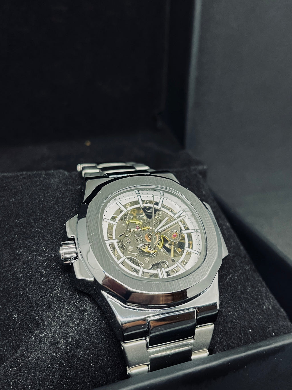RoyalPulse Silver Horizon Skeleton Automatic