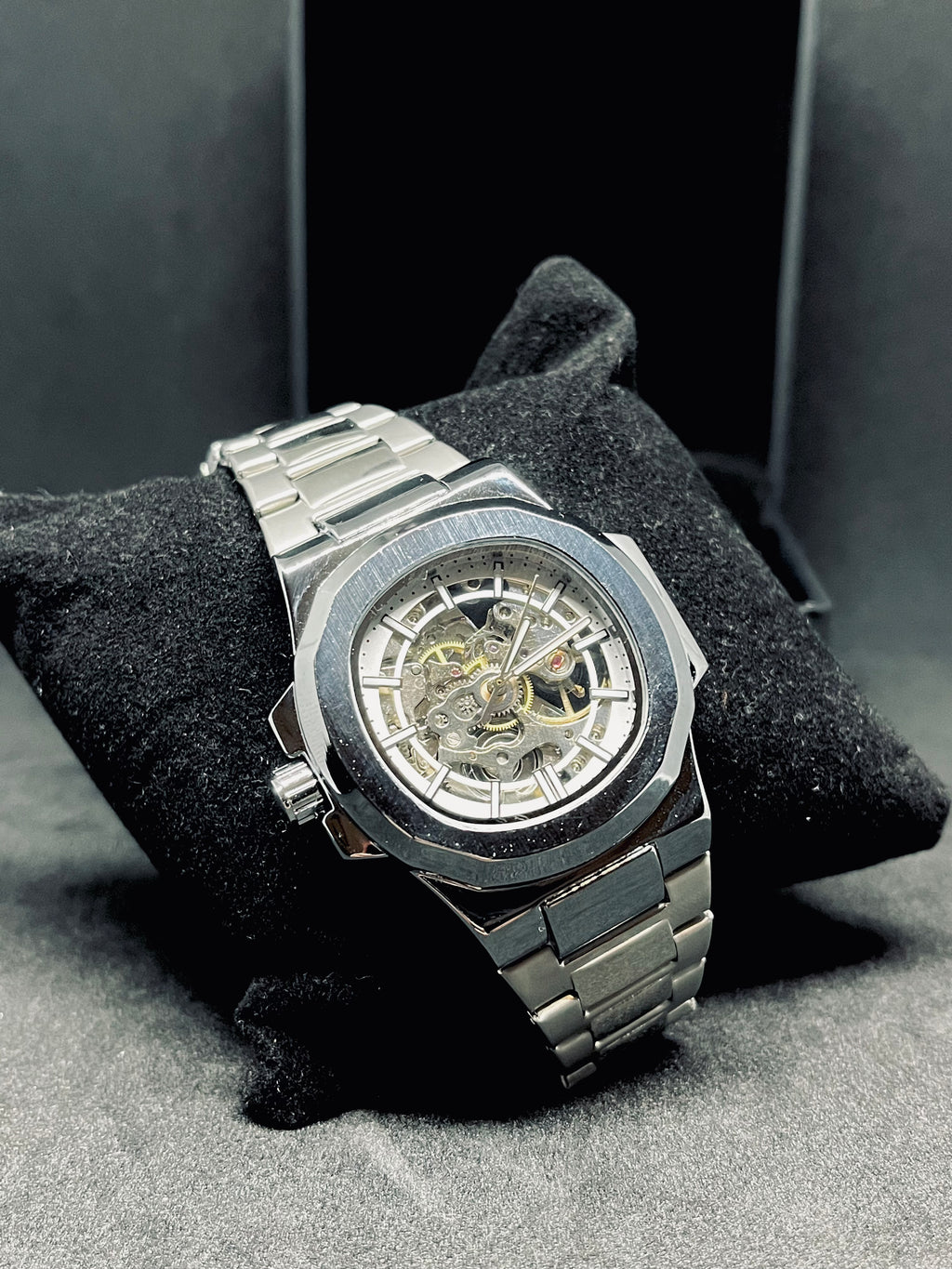 RoyalPulse Silver Horizon Skeleton Automatic